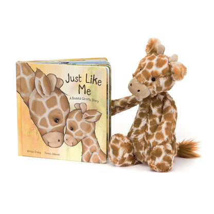 JELLYCAT BOOK - JUST LIKE ME - A BASHFUL GIRAFFE STORY