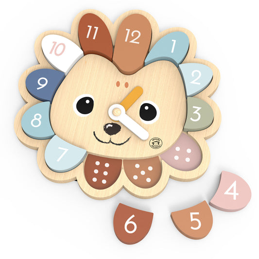 SPEEDY MONKEY WOODEN TOY - HEDGEHOG CLOCK GAME