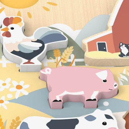 SPEEDY MONKEY - JUMBO FARM CHUNKY PUZZLE
