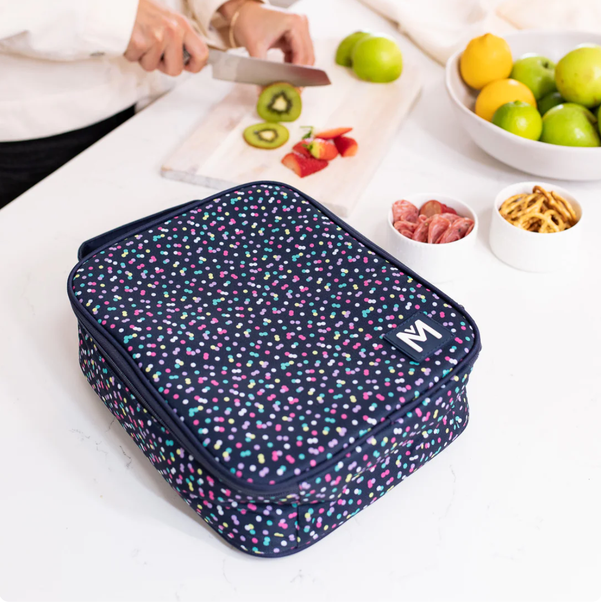 MONTIICO INSULATED LARGE LUNCH BAG - CONFETTI