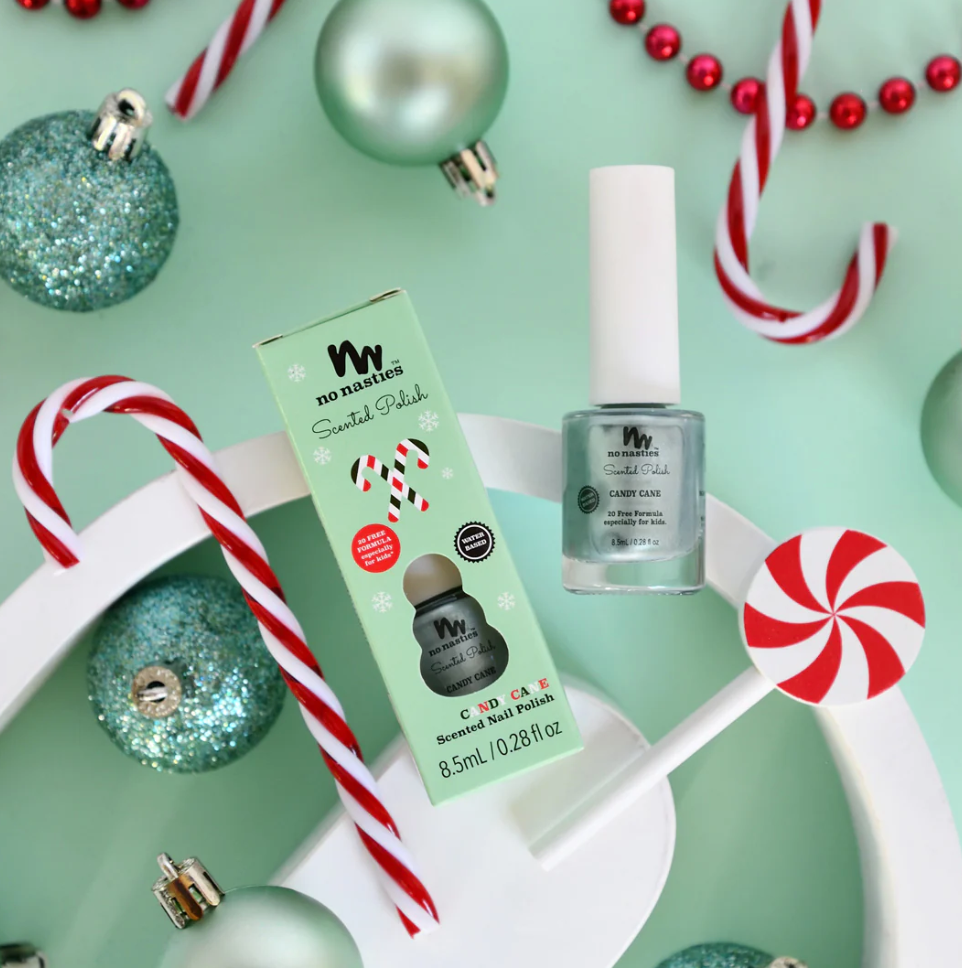 NO NASTIES - SCENTED NAIL POLISH - CANDY CANE