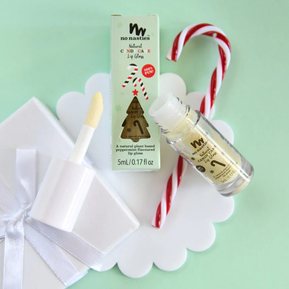 NO NASTIES - NATURAL LIP GLOSS - CANDY CANE