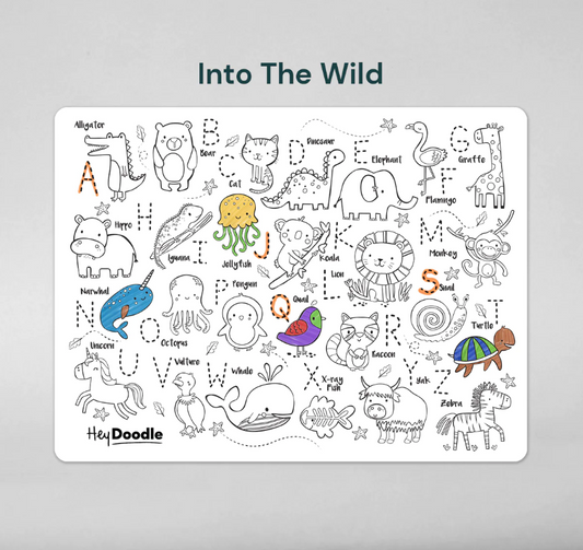 HEY DOODLE PLACEMAT - INTO THE WILD