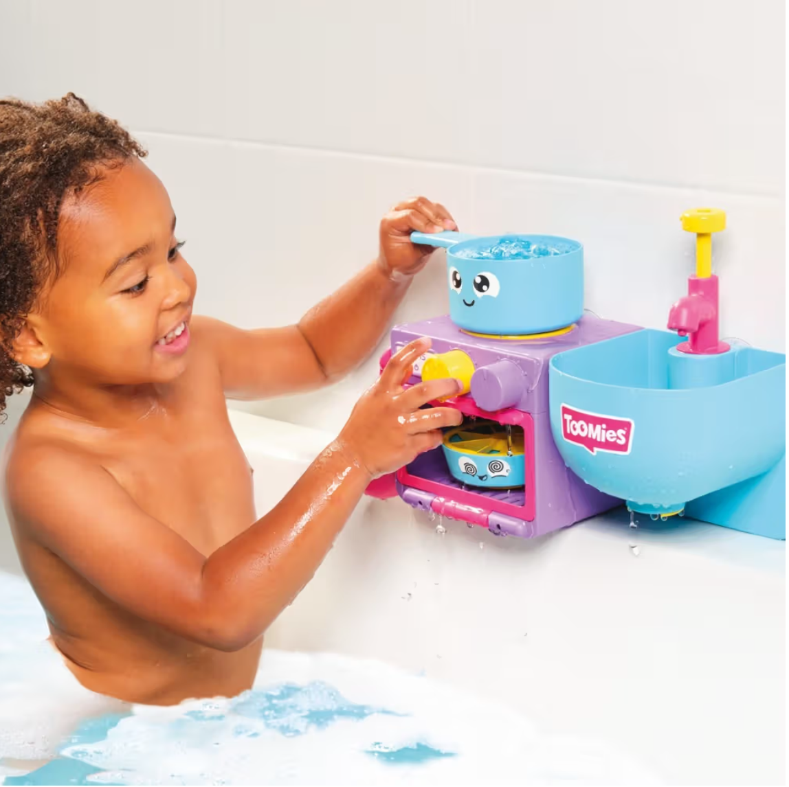 BATH TOY - TOMY TOOMIES BUBBLE & BAKE BATHTIME KITCHEN