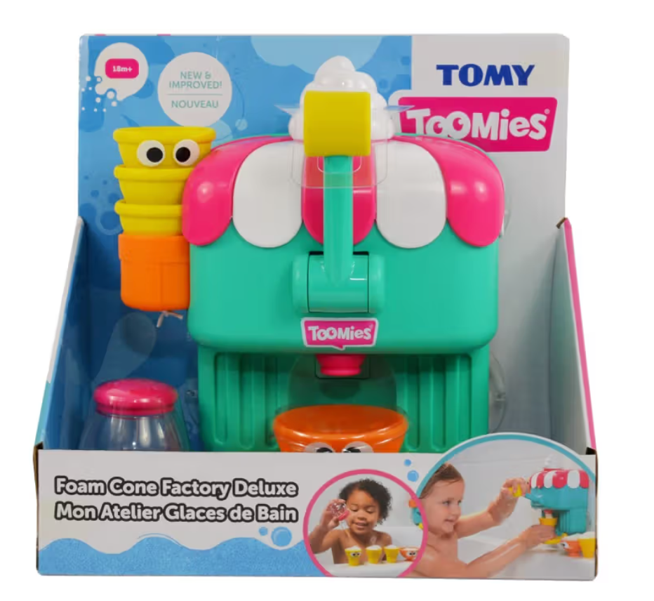 BATH TOY - TOMY TOOMIES FOAM CONE FACTORY