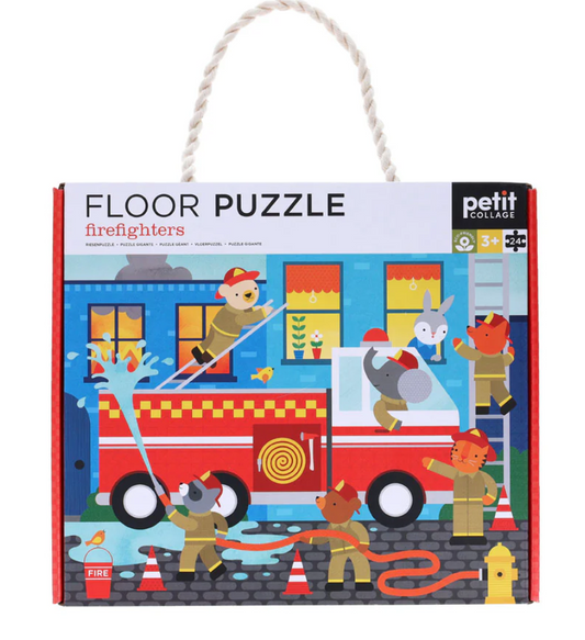 PETIT COLLAGE FLOOR PUZZLE - FIREFIGHTERS