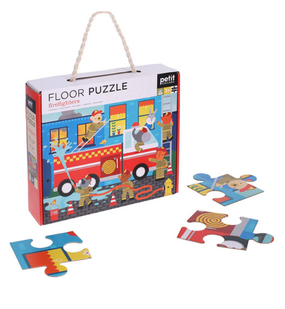 PETIT COLLAGE FLOOR PUZZLE - FIREFIGHTERS