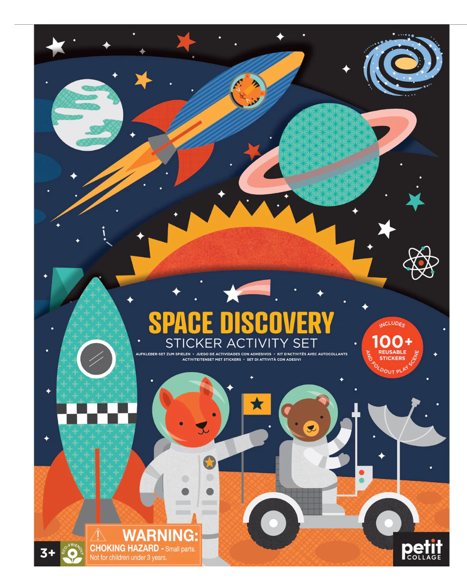 PETIT COLLAGE STICKER ACTIVITY SET - SPACE DISCOVERY