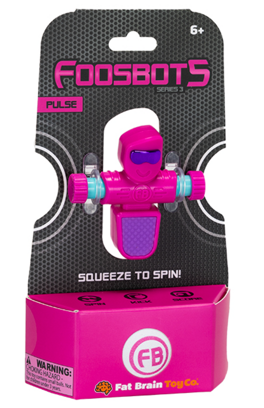 FAT BRAIN TOYS - FOOSBOTS PULSE PINK