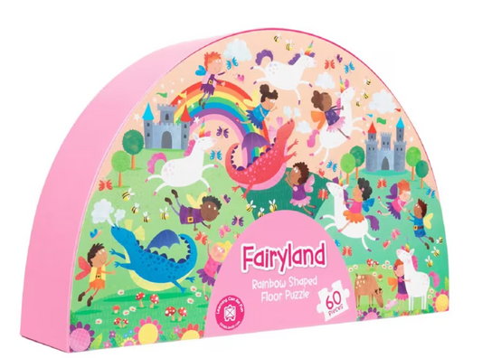 LEARNING CAN BE FUN - 60 PIECE SHAPED PUZZLE - FAIRYLAND