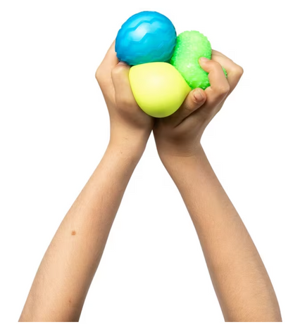 SENSORY SPROUTS - MINDFUL MONSTER BALLS - GREEN/BLUE/YELLOW