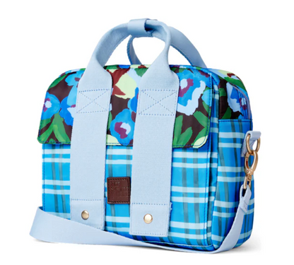 THE SOMEWHERE CO - THE LUNCH TOTE PANSY PATCH