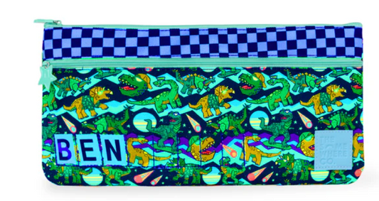 THE SOMEWHERE CO - PENCIL CASE - DINO RAVE