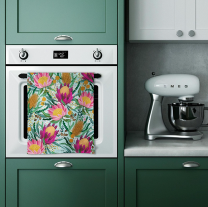 KITCHEN - MICROFIBRE TEA TOWEL - BUSHLAND BOTANICALS