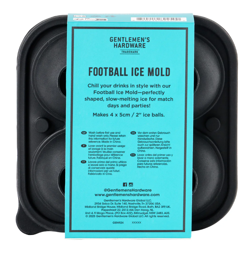 GENTLEMEN'S HARDWARE - SOCCER ICE MOULD