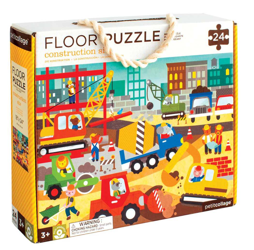 PETIT COLLAGE FLOOR PUZZLE - CONSTRUCTION