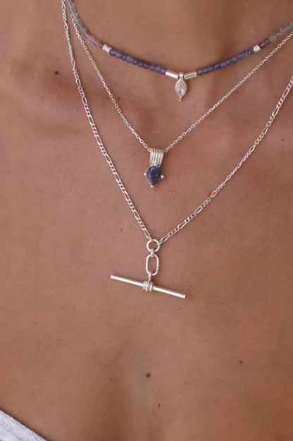 TONY MAY - FOB NECKLACE - SILVER