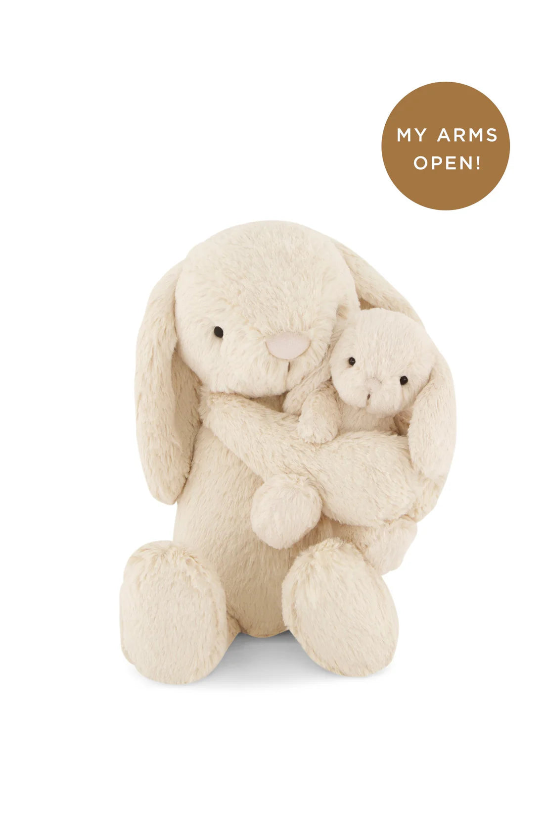 JAMIE KAY SNUGGLE BUNNIES - FRANKIE THE HUGGING BUNNY - BRULEE