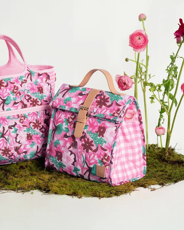 THE SOMEWHERE CO - LUNCH SATCHEL - SWEET PEA