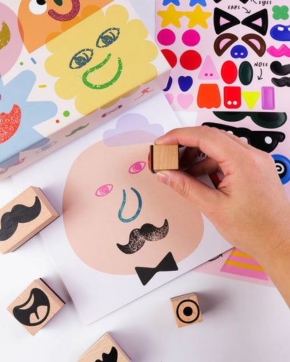 JOURNEY OF SOMETHING  - STAMP KIT COOL FACES