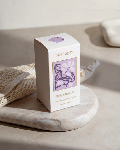 STRAY WILLOW - BODY & BATH OIL - LILAC SKIES