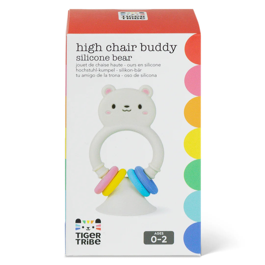 TIGERTRIBE TOY - HIGH CHAIR BUDDY - SILICONE BEAR