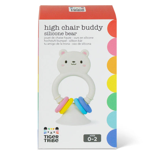 TIGERTRIBE TOY - HIGH CHAIR BUDDY - SILICONE BEAR