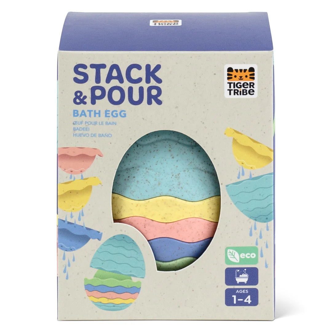 TIGERTRIBE BATH - STACK AND POUR - BATH EGG