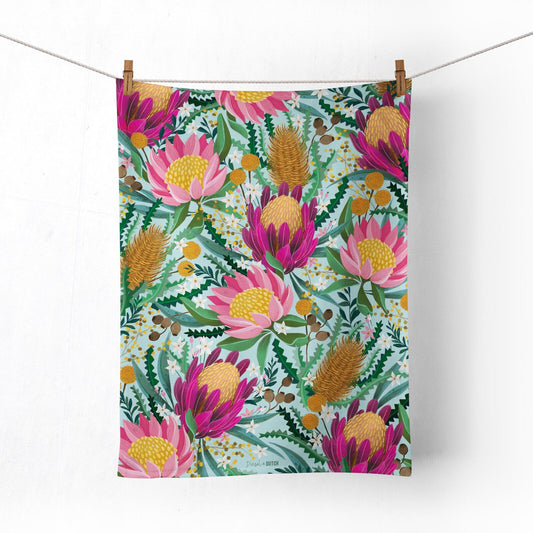 KITCHEN - MICROFIBRE TEA TOWEL - BUSHLAND BOTANICALS