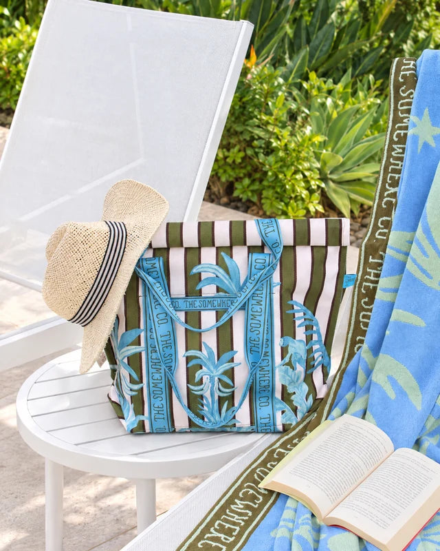 THE SOMEWHERE CO - BEACH BAG - TROPICALIA