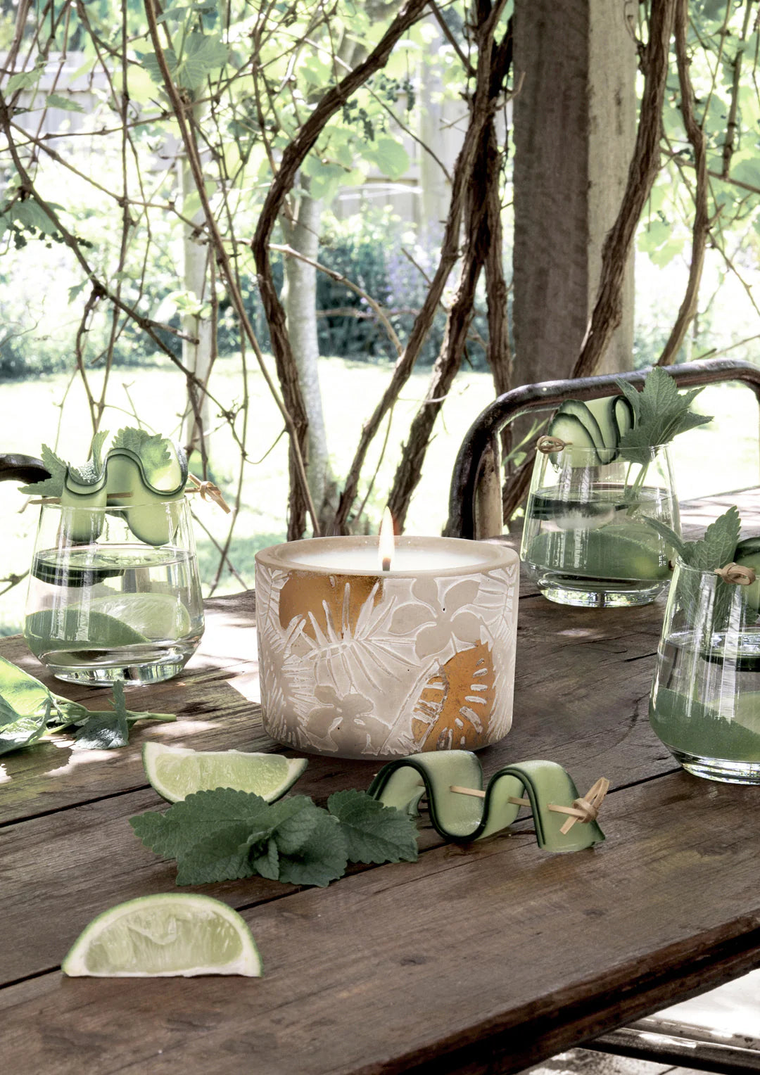 THE AROMATHERAPY CO - THERAPY GARDEN - CITRONELLA CANDLE
