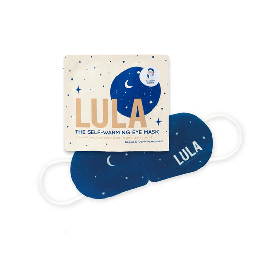 LULA SELF WARMING EYE MASK - VANILLA