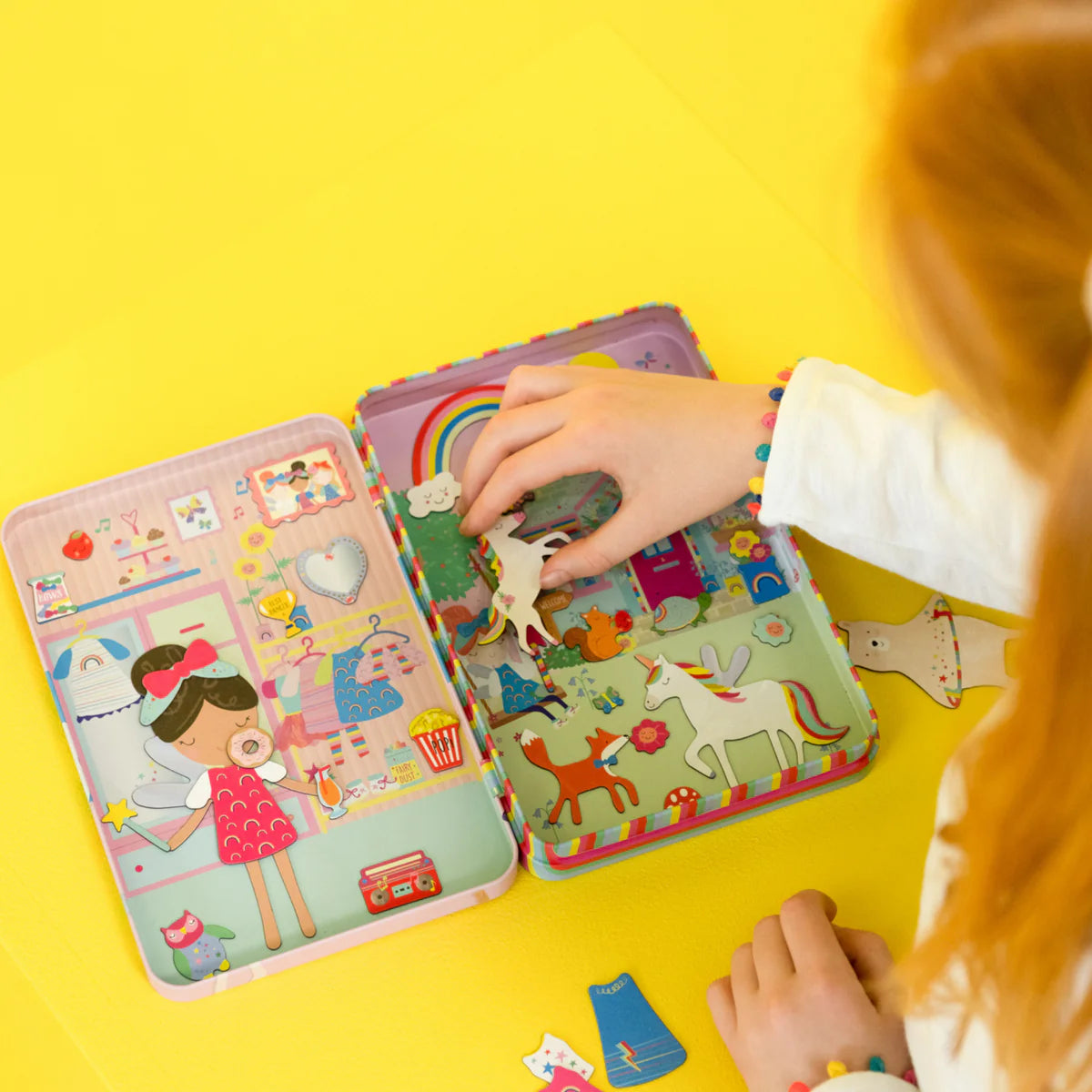 FLOSS & ROCK MAGNETIC PLAYTIME  - RAINBOW FAIRY