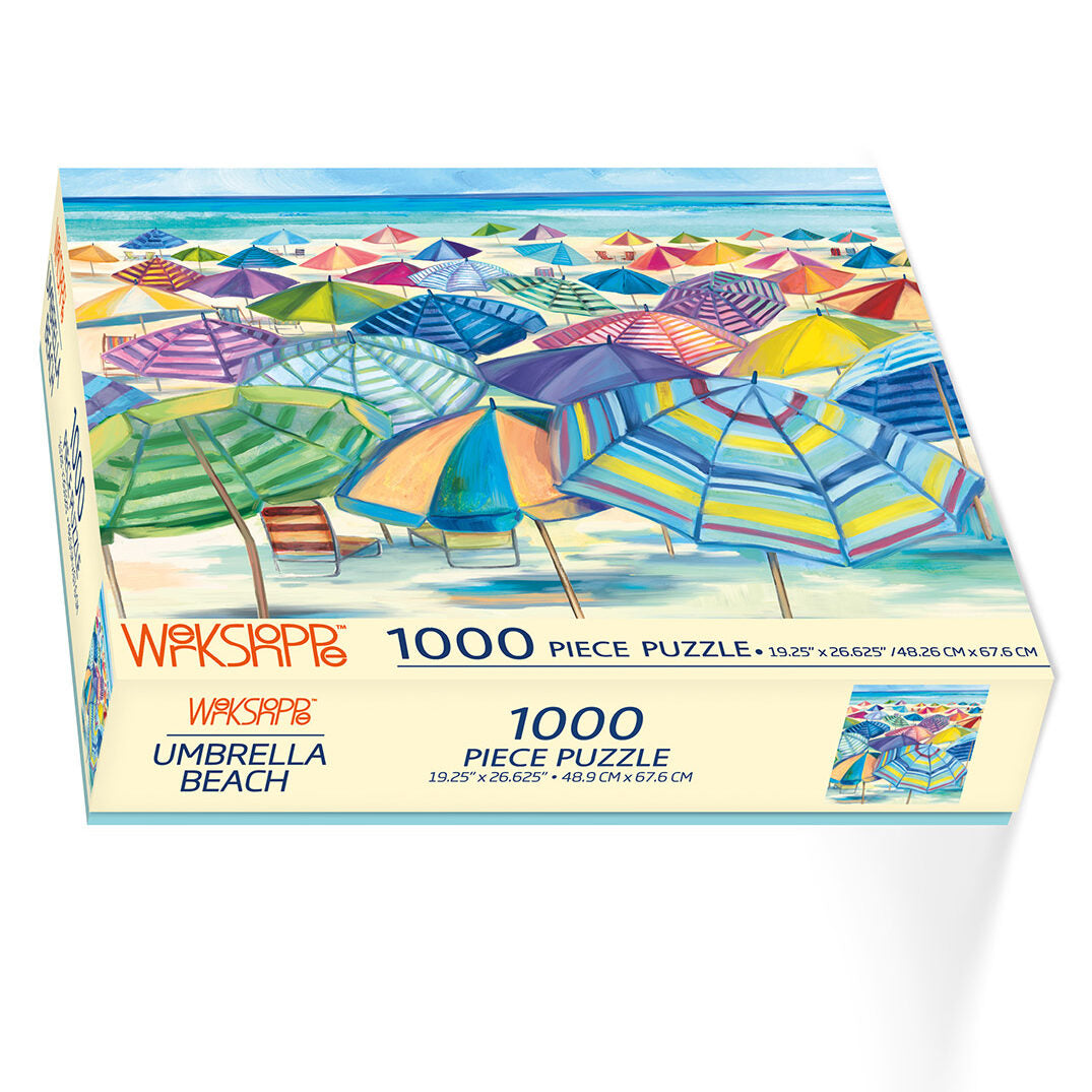 WERKSHOPPE 1000 PIECE PUZZLE - UMBRELLA BEACH