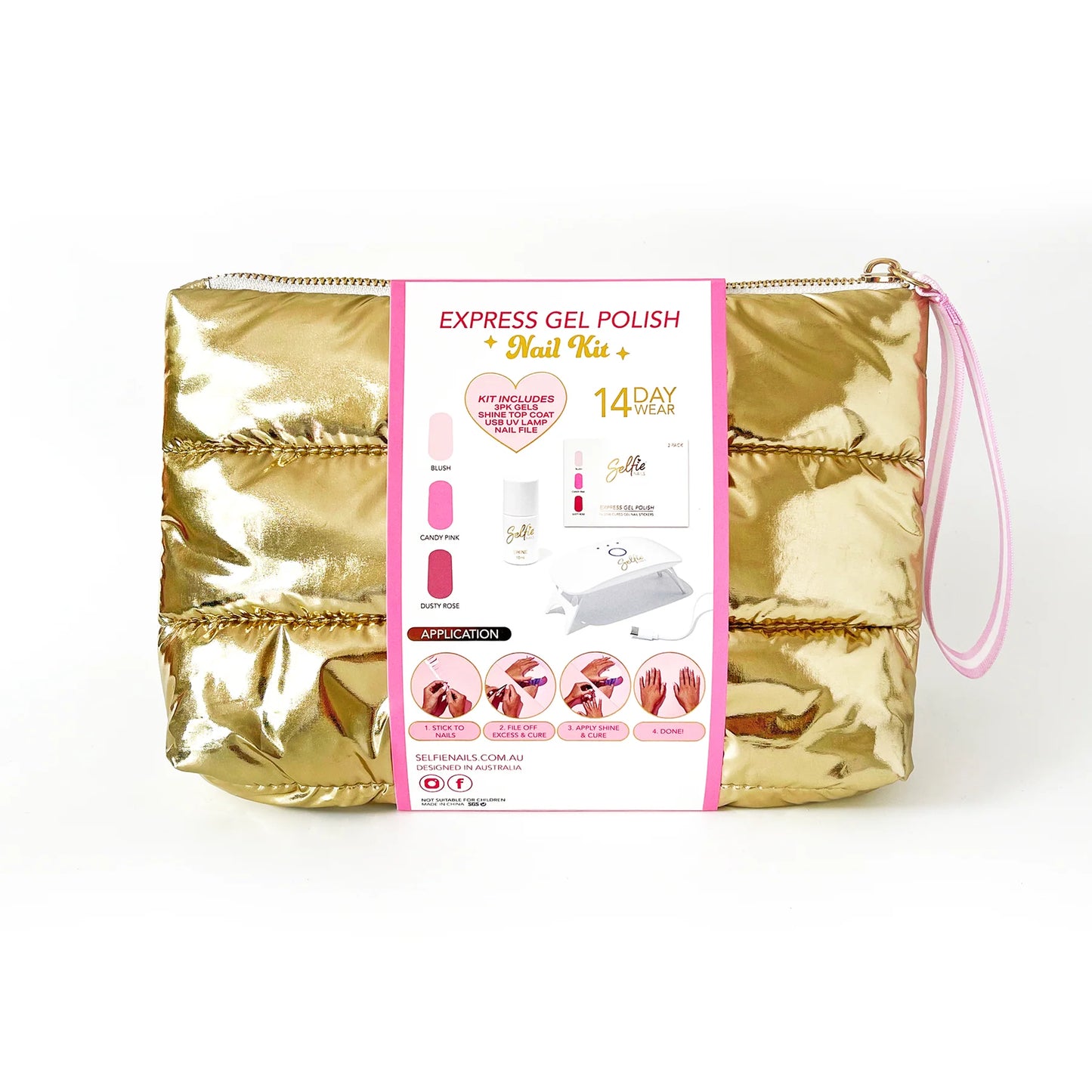 SELFIE NAIL KIT - GOLD