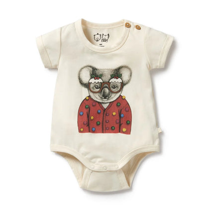 WILSON & FRENCHY - KOALA ORGANIC CHRISTMAS BODYSUIT