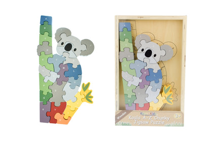 KAPER KIDZ A-Z CHUNKY JIGSAW PUZZLE- KOALA