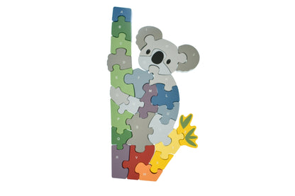 KAPER KIDZ A-Z CHUNKY JIGSAW PUZZLE- KOALA