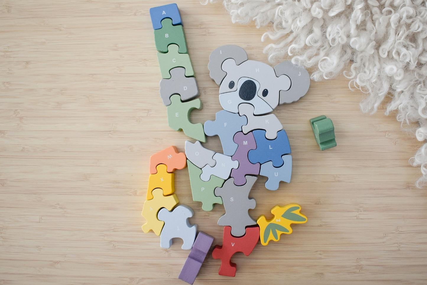 KAPER KIDZ A-Z CHUNKY JIGSAW PUZZLE- KOALA