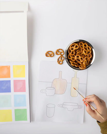 JOURNEY OF SOMETHING  - WATER PAINTING BOOK