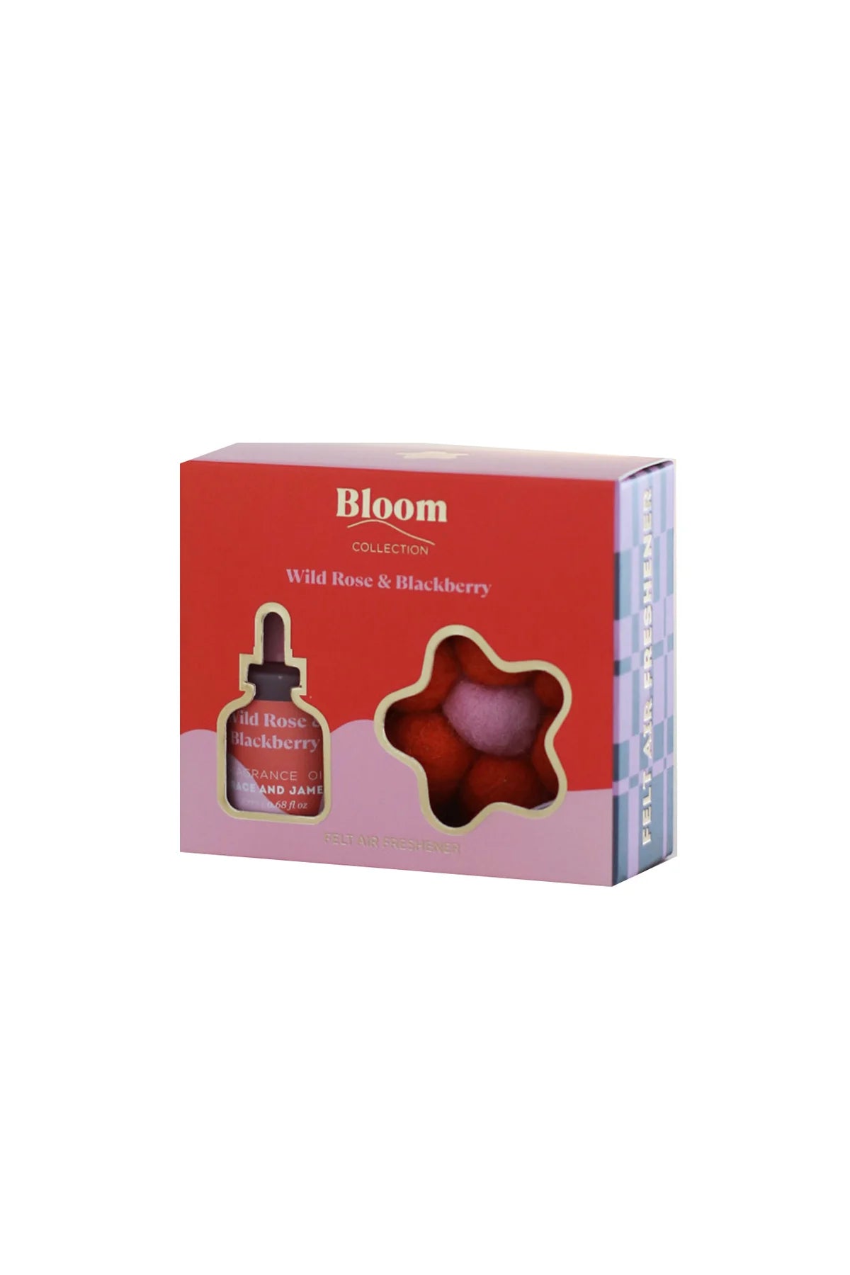 BLOOM FELT AIR FRESHENER - WILD ROSE & BLACKBERRY