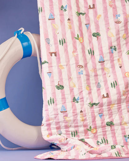 THE SOMEWHERE CO - PICNIC RUG - BOAT DAYS