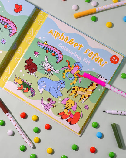 JOURNEY OF SOMETHING - COLOURING KIT - APHABET SAFARI