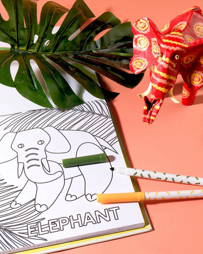 JOURNEY OF SOMETHING - COLOURING KIT - APHABET SAFARI