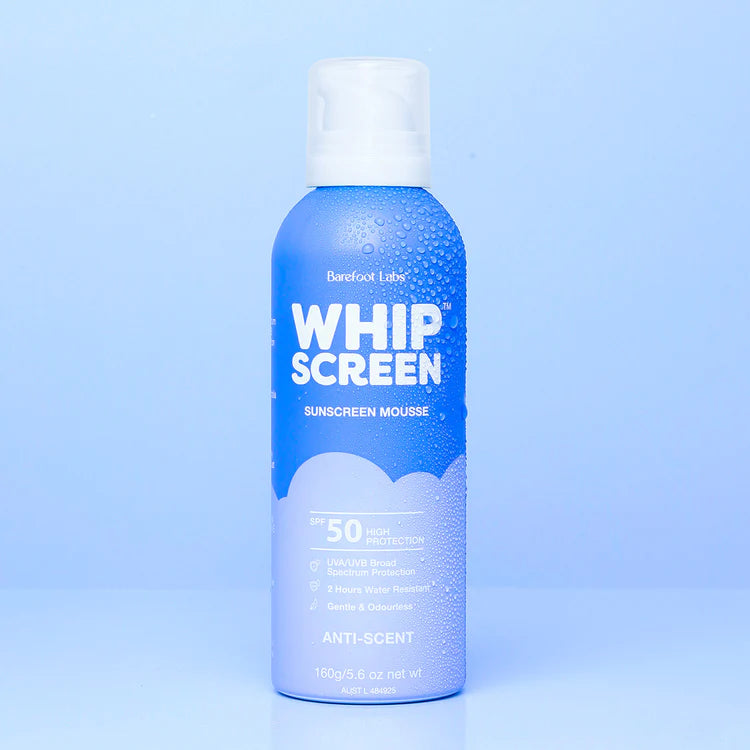 BAREFOOT LABS - WHIPSCREEN SPF50 MOUSSE - ANTI SCENT