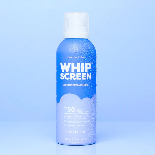 BAREFOOT LABS - WHIPSCREEN SPF50 MOUSSE - ANTI SCENT