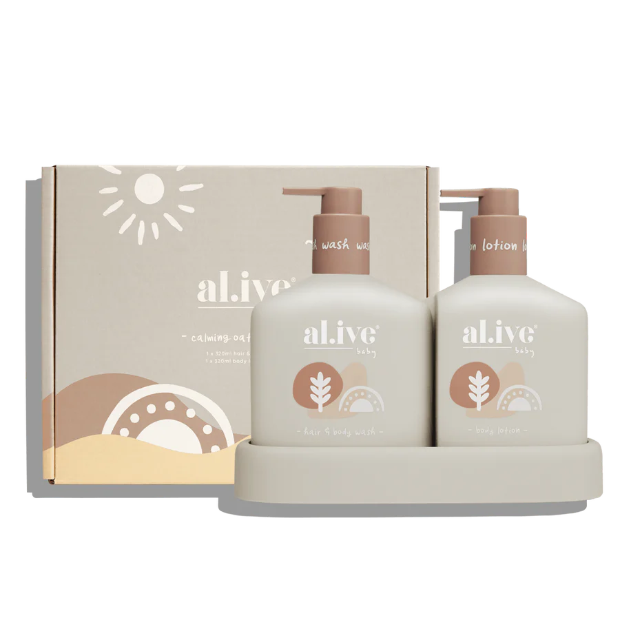 AL.IVE BABY WASH & LOTION DUO - CALMING OATMEAL