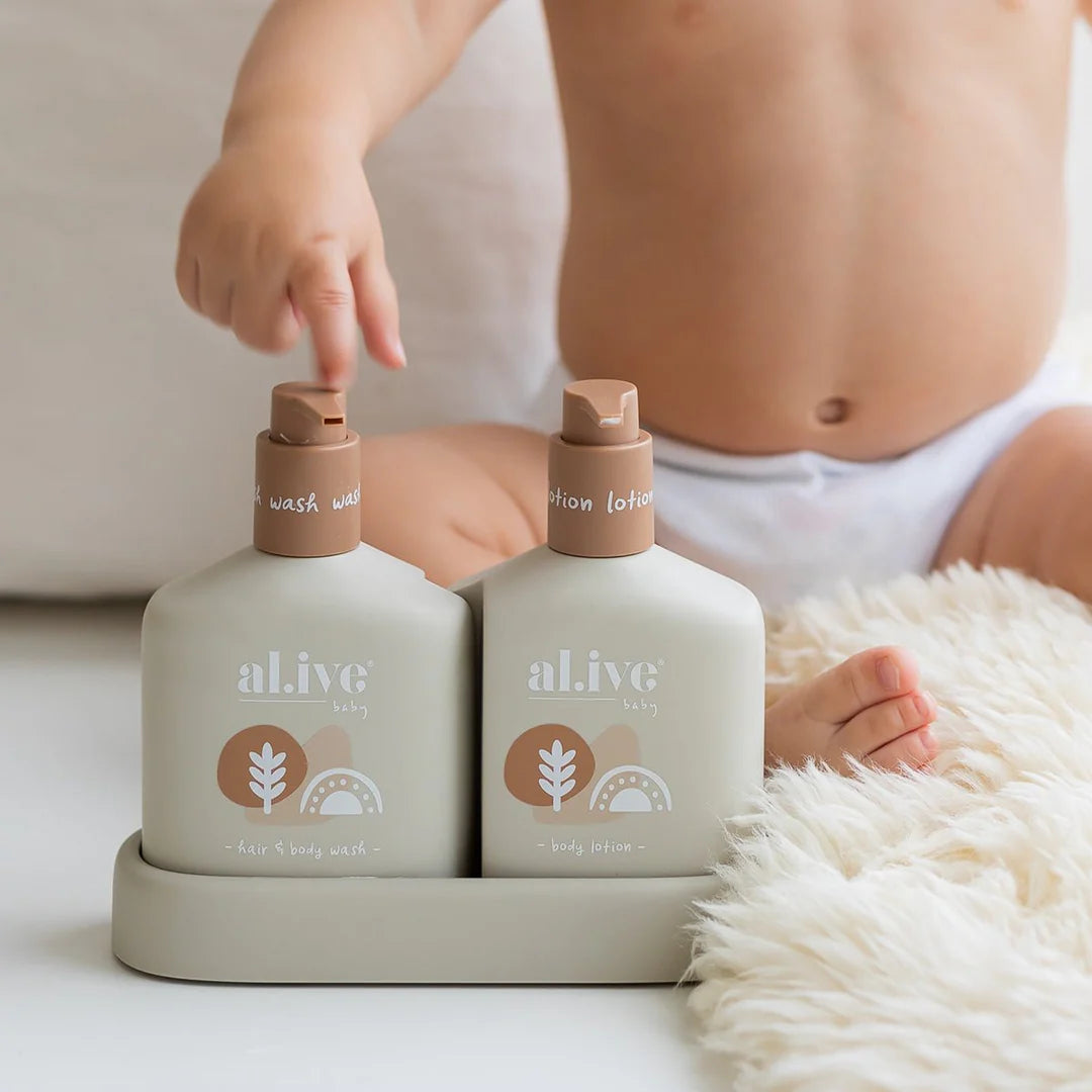 AL.IVE BABY WASH & LOTION DUO - CALMING OATMEAL