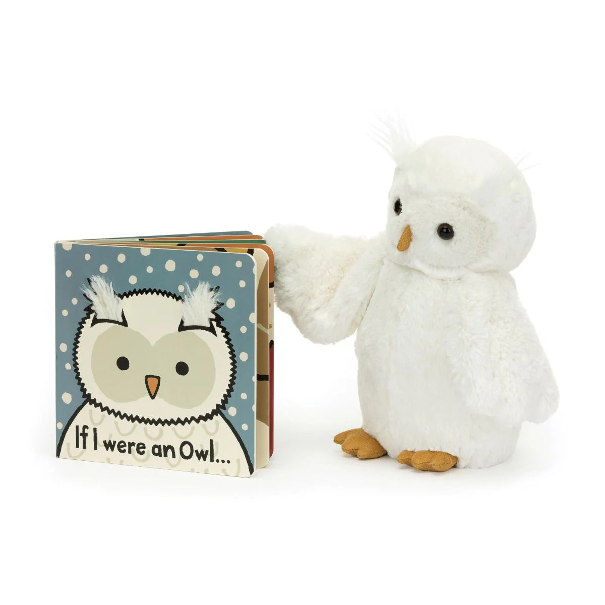 JELLYCAT SENSORY BOARD BOOK -IF I WERE AN OWL