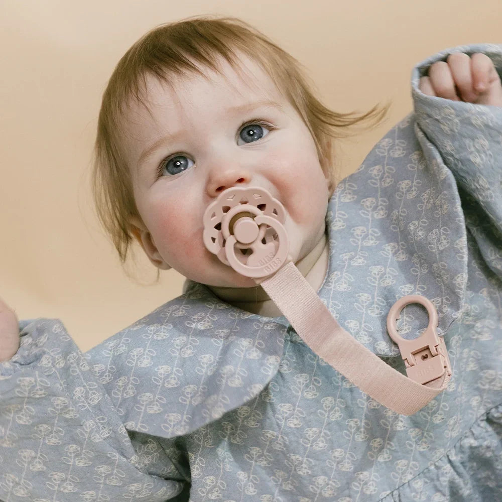 BIBS DUMMIES - LOOP CLIP - BLUSH